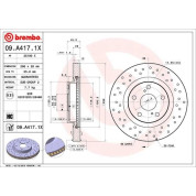 Brembo | Bremsscheibe | 09.A417.1X