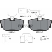 Textar | Bremsbelagsatz, Scheibenbremse | 2322416