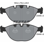 Textar | Bremsbelagsatz, Scheibenbremse | 2344801