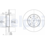 Delphi | Bremsscheibe | BG2148