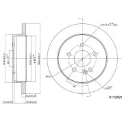 Metzger | Bremsscheibe | 6110491