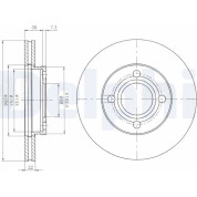 Delphi | Bremsscheibe | BG2272