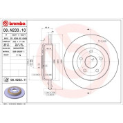 Brembo | Bremsscheibe | 08.N233.11