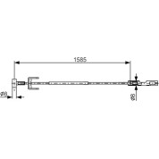 BOSCH | Seilzug, Feststellbremse | 1 987 482 145