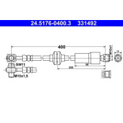 ATE | Bremsschlauch | 24.5176-0400.3