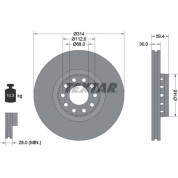 Textar | Bremsscheibe | 92073200