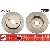 TRW | Bremsscheibe | DF7178