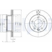 Delphi | Bremsscheibe | BG4067