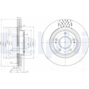 Delphi | Bremsscheibe | BG4034