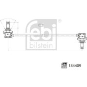 febi bilstein | Stange/Strebe, Stabilisator | 184409