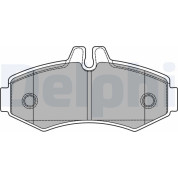 Delphi | Bremsbelagsatz, Scheibenbremse | LP1425