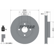 Textar | Bremsscheibe | 92125903