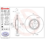 Brembo | Bremsscheibe | 09.9821.21