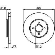 BOSCH | Bremsscheibe | 0 986 479 048