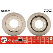 TRW | Bremsscheibe | DF6023