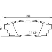 Brembo | Bremsbelagsatz, Scheibenbremse | P 83 160