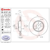 Brembo | Bremsscheibe | 09.8137.21