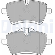 Delphi | Bremsbelagsatz, Scheibenbremse | LP1985