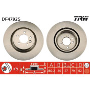 TRW | Bremsscheibe | DF4792S