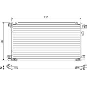 Valeo | Kondensator, Klimaanlage | 822658