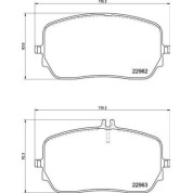 Brembo | Bremsbelagsatz, Scheibenbremse | P 50 149