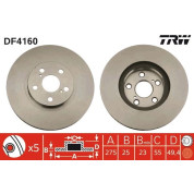 TRW | Bremsscheibe | DF4160