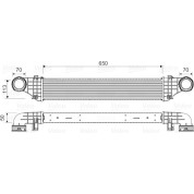 Valeo | Ladeluftkühler | 818337