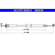 ATE | Seilzug, Feststellbremse | 24.3727-0538.2