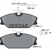 Textar | Bremsbelagsatz, Scheibenbremse | 2138802