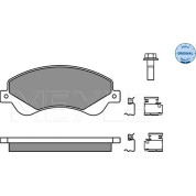 Meyle | Bremsbelagsatz, Scheibenbremse | 025 244 8518/W