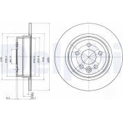 Delphi | Bremsscheibe | BG3550