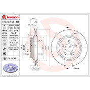 Brembo | Bremsscheibe | 09.9738.11