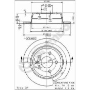 Brembo | Bremsscheibe | 08.6968.10