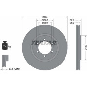 Textar | Bremsscheibe | 92162600