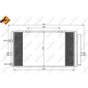 NRF | Kondensator, Klimaanlage | 35659