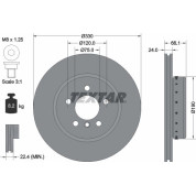 Textar | Bremsscheibe | 92265825