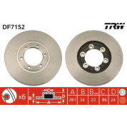 TRW | Bremsscheibe | DF7152