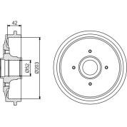 BOSCH | Bremstrommel | 0 986 477 201