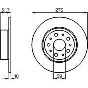 BOSCH | Bremsscheibe | 0 986 478 463