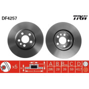 TRW | Bremsscheibe | DF4257