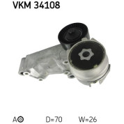 SKF | Spannrolle, Keilrippenriemen | VKM 34108