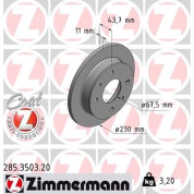 Zimmermann | Bremsscheibe | 285.3503.20