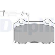 Delphi | Bremsbelagsatz, Scheibenbremse | LP1543