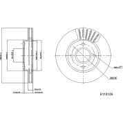 Metzger | Bremsscheibe | 6110109