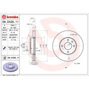 Brembo | Bremsscheibe | 09.D426.11