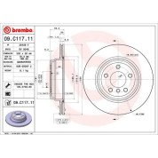 Brembo | Bremsscheibe | 09.C117.11