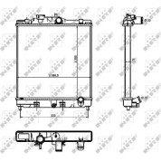 NRF | Kühler, Motorkühlung | 526356