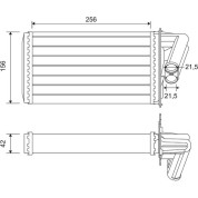 Valeo | Wärmetauscher, Innenraumheizung | 812113