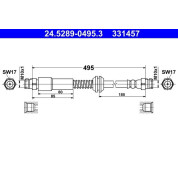 ATE | Bremsschlauch | 24.5289-0495.3