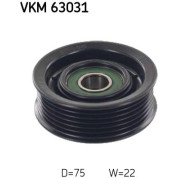 SKF | Umlenk-/Führungsrolle, Keilrippenriemen | VKM 63031